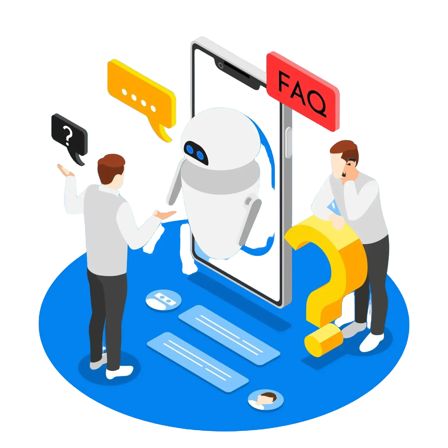 AI consultancy and business transformation illustration