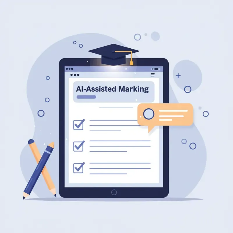 Teacher using AI assessment tools