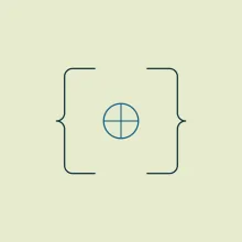 Two brackets holding a shared core between them