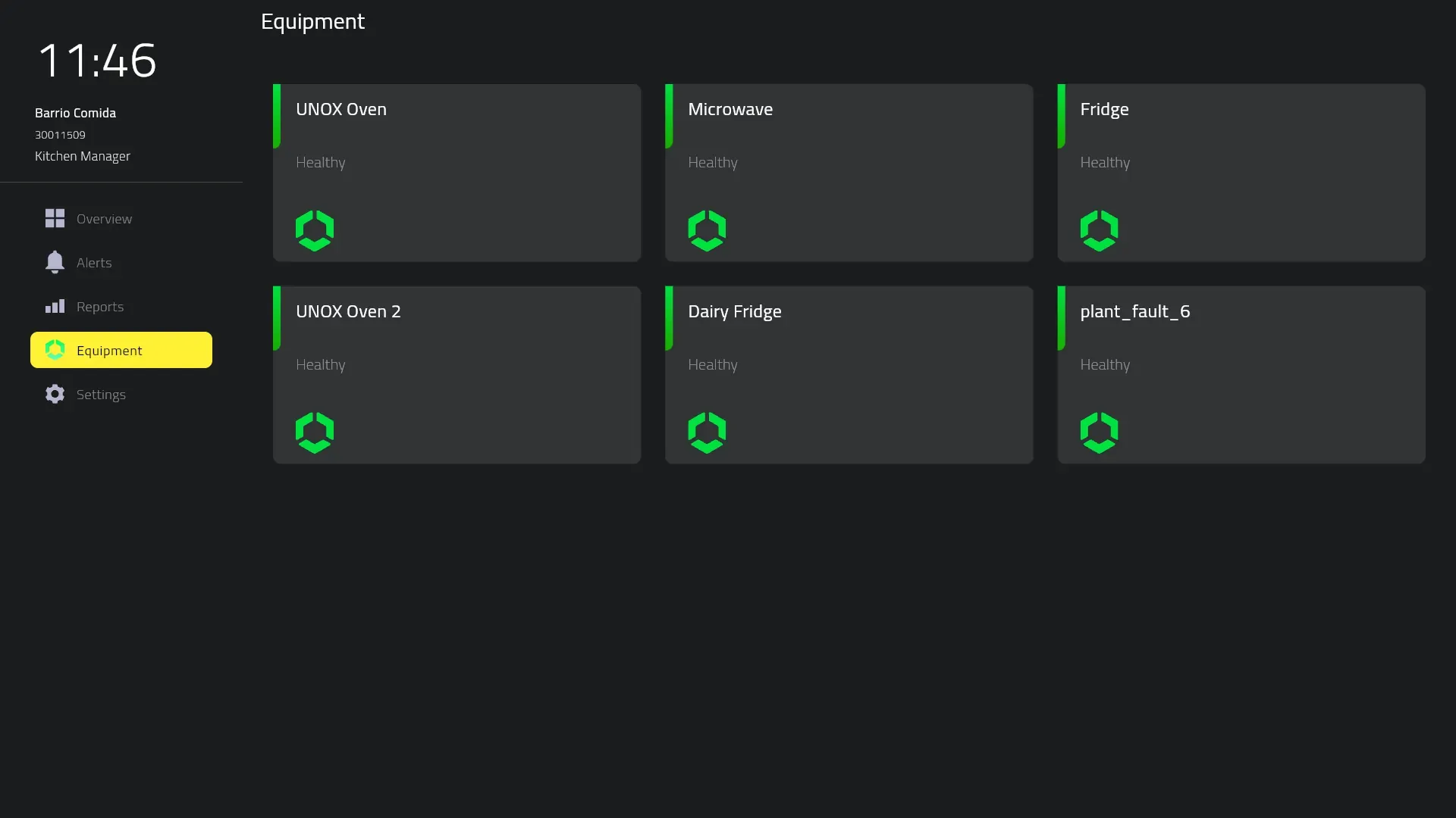 4. Equipment Management Hub