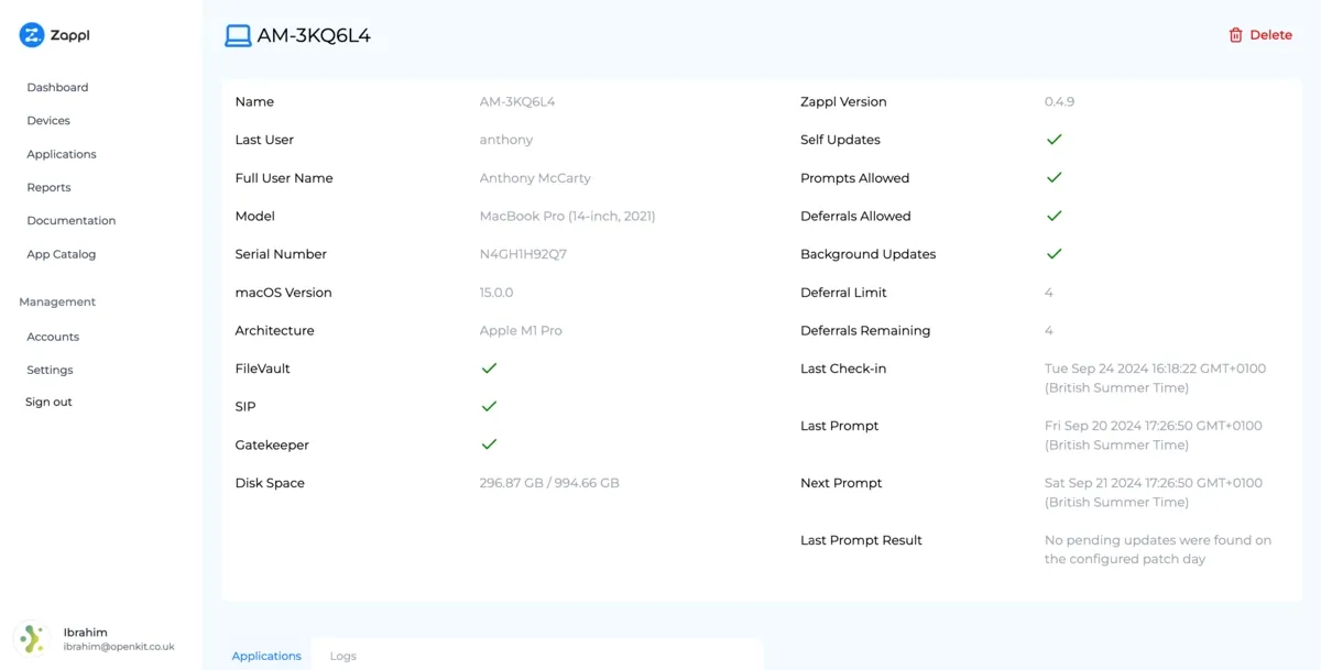 2. Device Management
