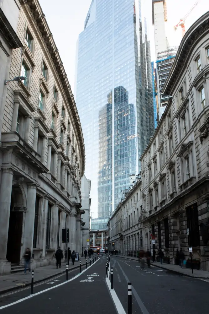 London financial district
