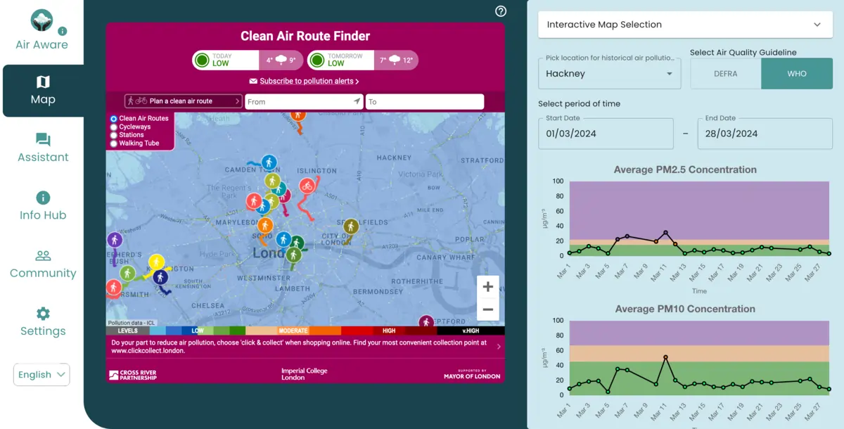 2. Air Pollution Map